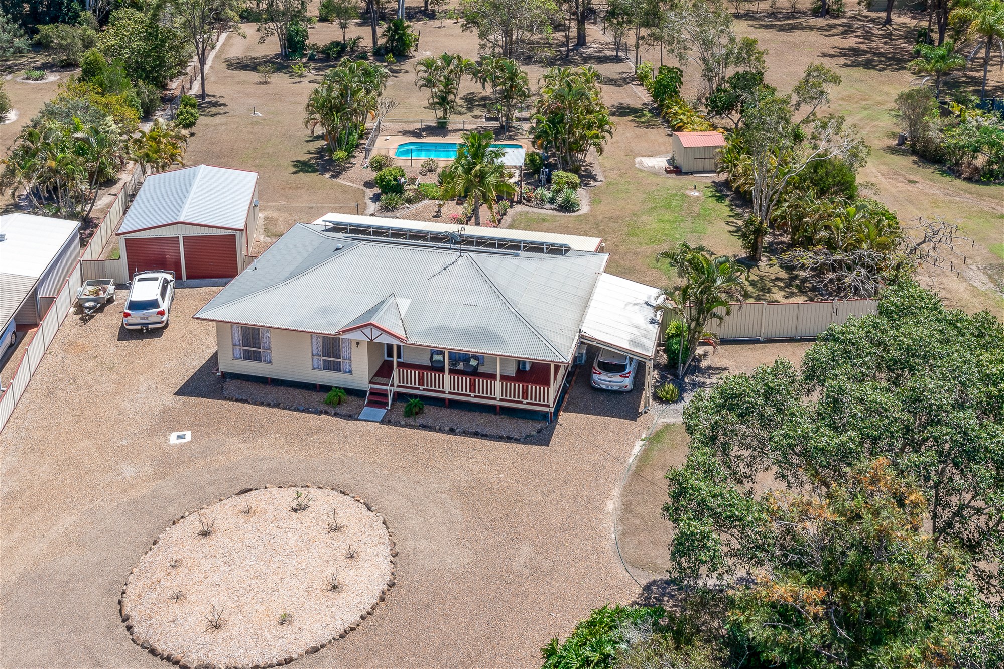 Your Private Slice of Paradise: An Acre of Tranquility with Pool & Shed!