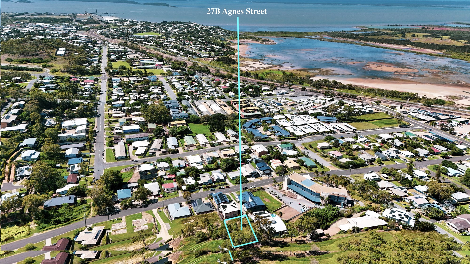 Rare Elevated Block with Views to Mt Larcom & Gladstone Harbour